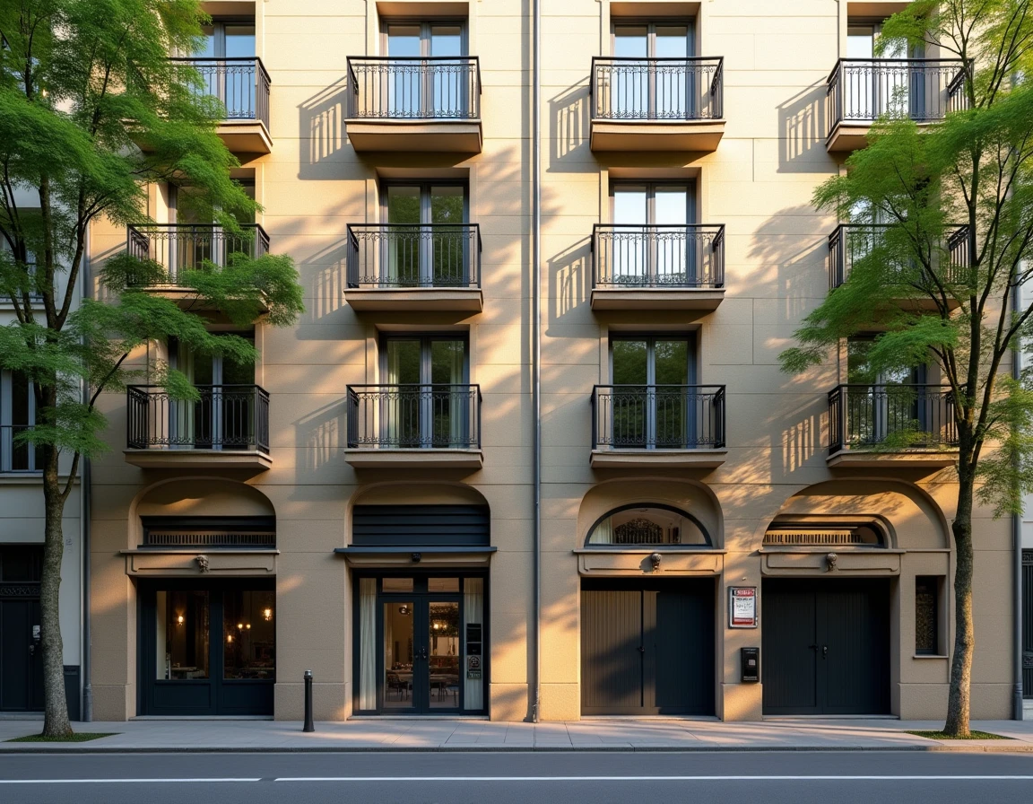 Immeuble résidentiel éligible au dispositif Pinel avec balcons et façade en pierre dans un quartier urbain